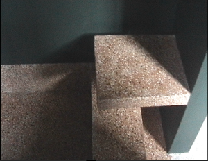 Banco e polibã de casa de banho. Marmorite Acácio José.